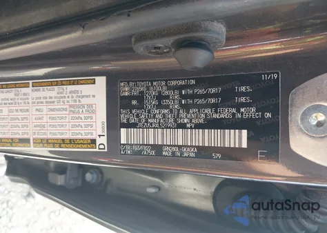 2020 Toyota 4Runner Sr5 z USA, uszkodzony, nr VIN JTEZU5JRXL5219931